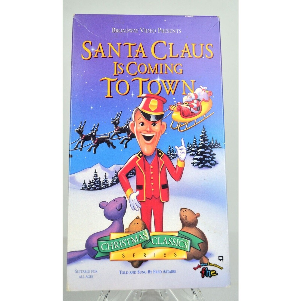 Santa Claus Is Coming To Town Christmas Classics Series 1993 VHS Vintage